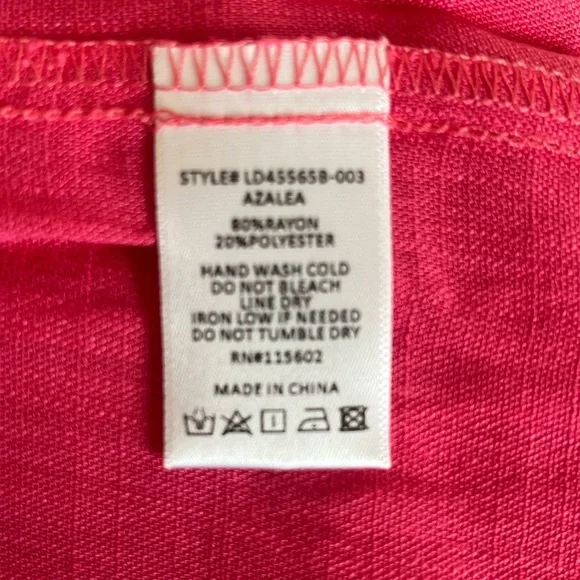 NWT Lush “Azalea” Pink Flutter Sleeve Tiered Summer Dress Women’s XS - Picture 8 of 15